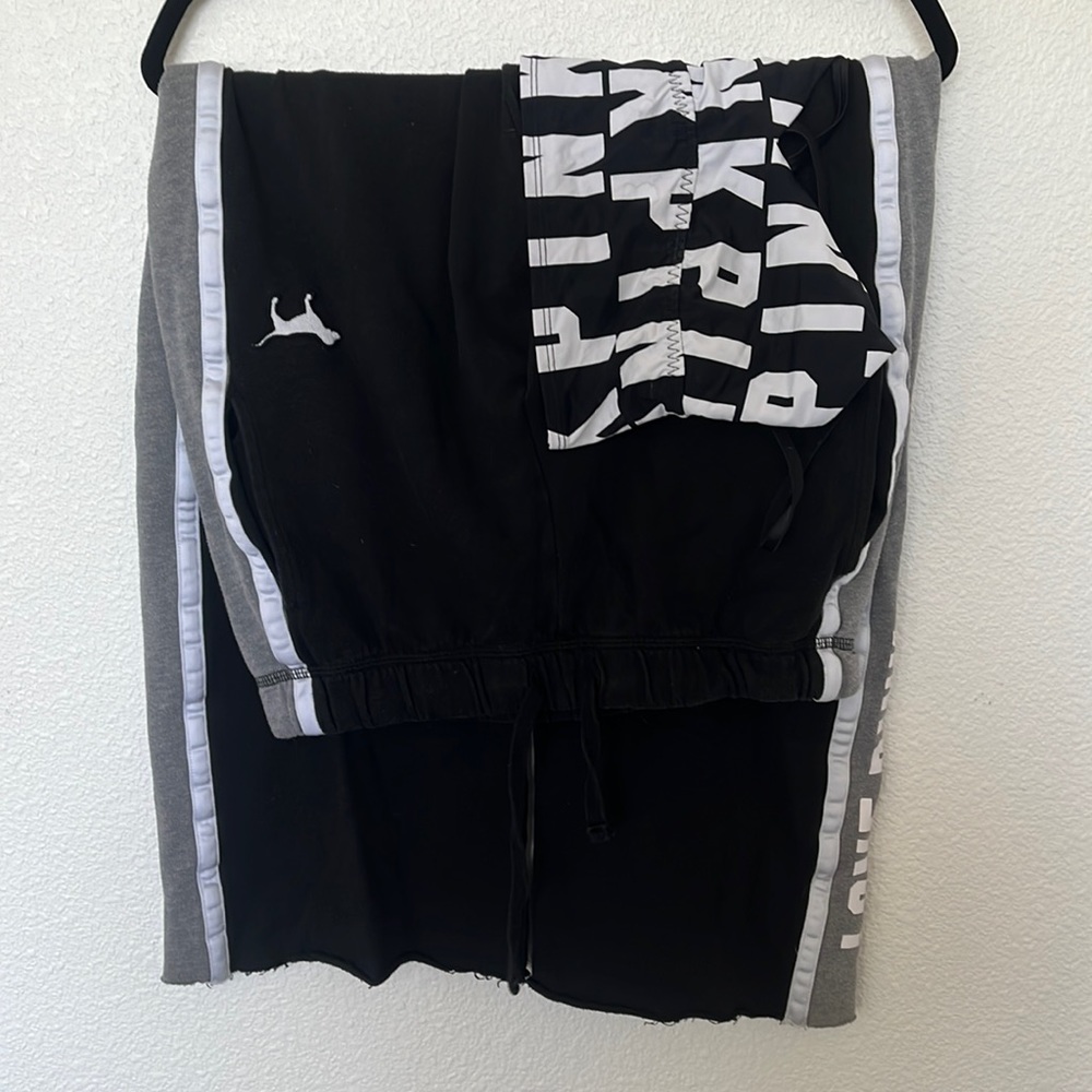PINK boyfriend sweats and sports bra bundle